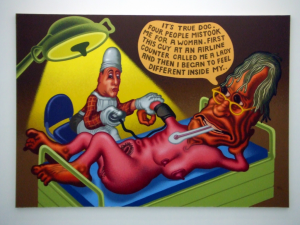0019_peter_saul_self-portrait_as_a_woman_72x102_acrylic_on_canvas_2006