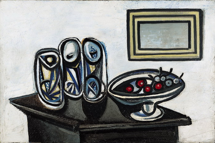 017 Picasso43-1 Nature morte aux cerise 53x80 Musee Saint-Etienne