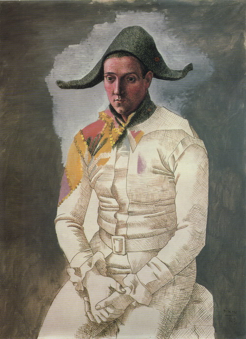 012-1 Picasso 1923Arlequin assis 130x97 Musee national d art moderne