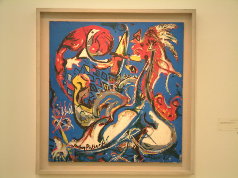00269 J Pollock (1912-56) La femme-lune coupe le cercle 43 The Moon-Woman cats The circle _resize