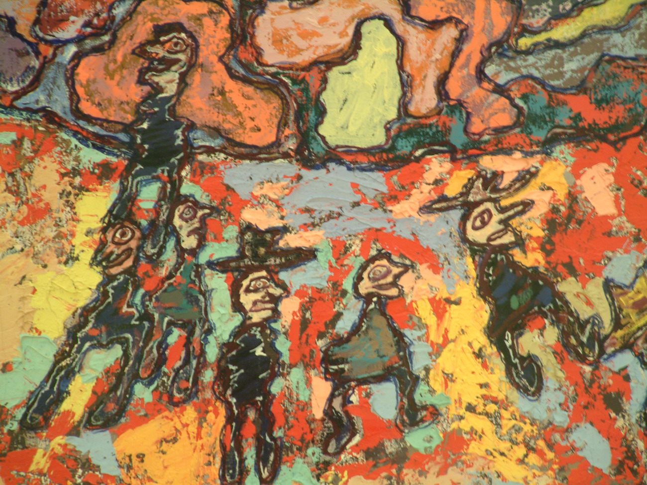 00242Jean Dubuffet (1901-1985) Rue Passagere 1961_縮小大小
