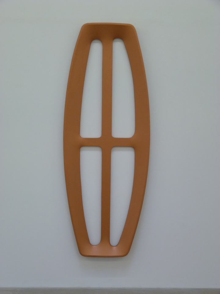 074 Blair Thurman Mr Lincoln 218x81x6cm 2014 acrylique sur toile sur bois