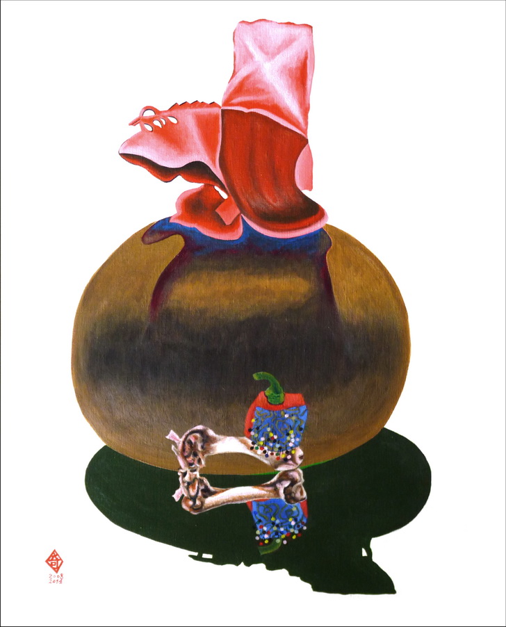 052-5 夢中夢之8 65x81cm -25F 壓克力-畫布 2009-14