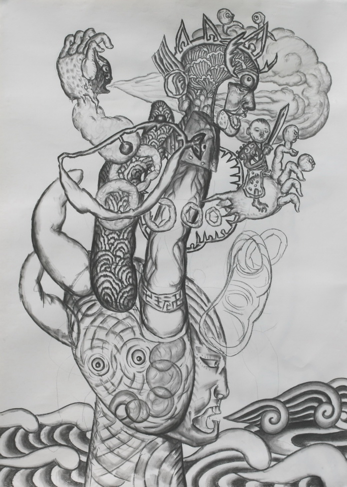 素描-鉛筆畫 藝海沉浮卍卐玩 2009