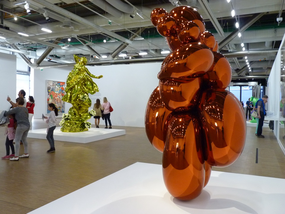 073 Jeff Koons ballon venus -orange 2008-2012 acier inoxydable au poli miroir et vernis trasparcet