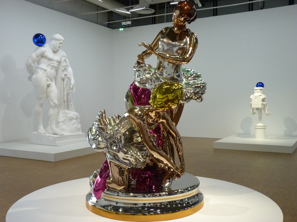 081 Jeff Koons ballerinas 2010-2014 acier inoxydable au poli miroir et vernis trasparcet