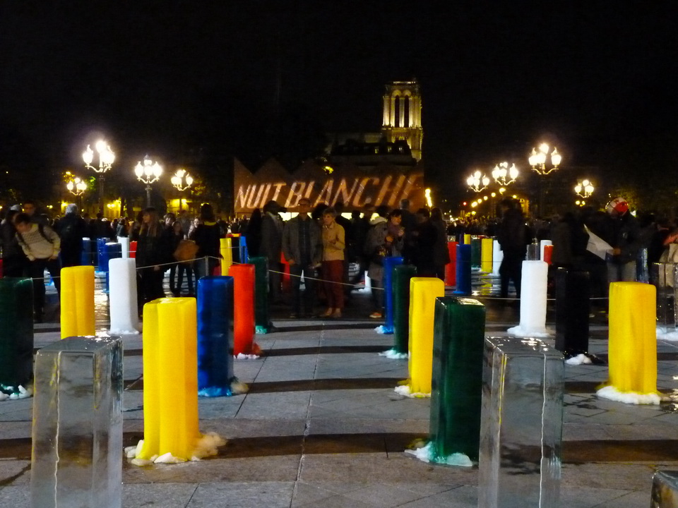 001 Zhenchen Liu ICE monument 2015 installation 270 blocs de glace