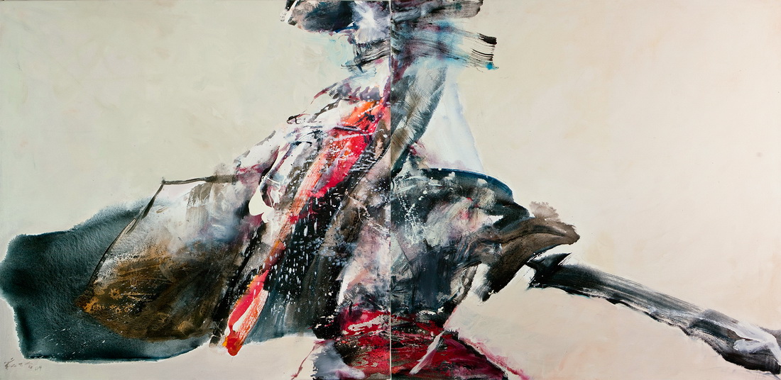 004 Chuang Che Eagles Will, Diptych, 1981, 127x128