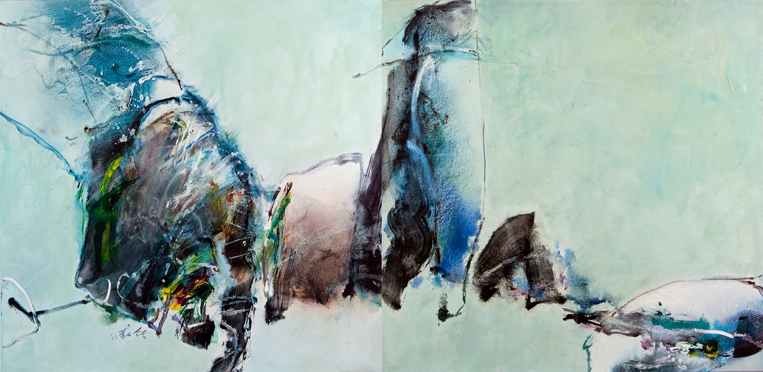 005 Chuang Che 88-58 Diptych, 1988, 98,2x128