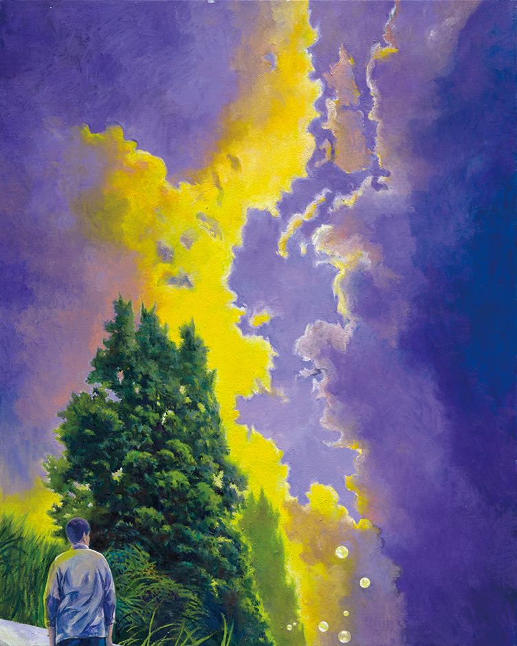 回望 Retrospect 2015 油彩 麻布 Oil on linen 100x80cm