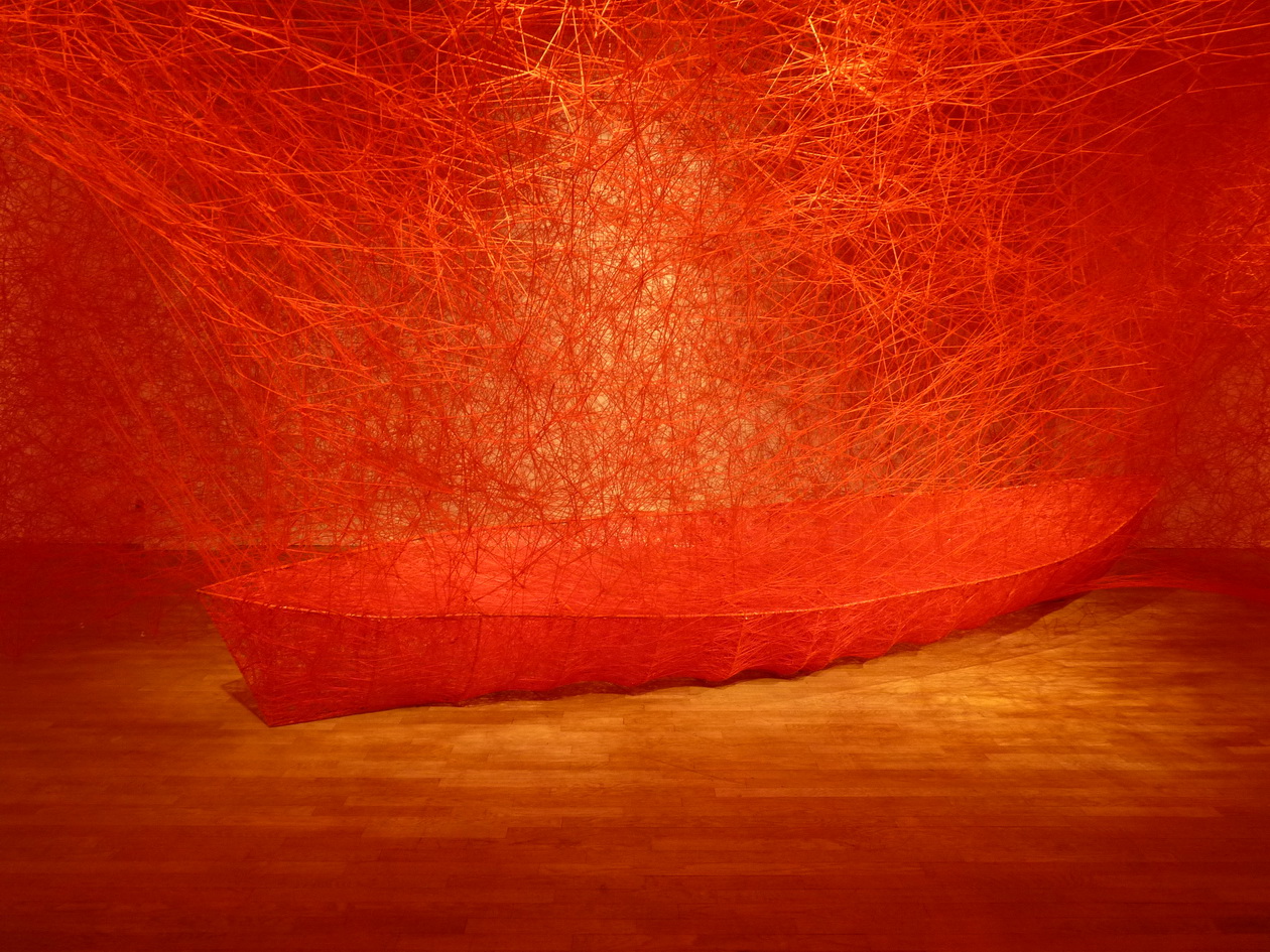 P1620769 Chiharu Shita ne1972 destination 2017 installation in situ dimensions variables laine et metal