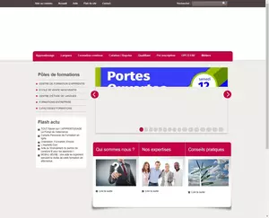Capture du site CCI Oise  Formation - CCI Formation Hauts-de-France