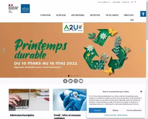 Capture du site Centre de gestion universitaire Descartes