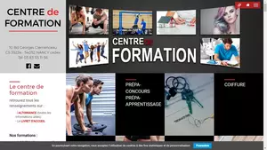 Capture du site Centre de formation Claude Daunot