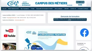 Capture du site CFA de la Chambre de Métiers et de l'Artisanat Nouvelle-Aquitaine - Vienne