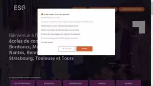 Capture du site ESG AIX