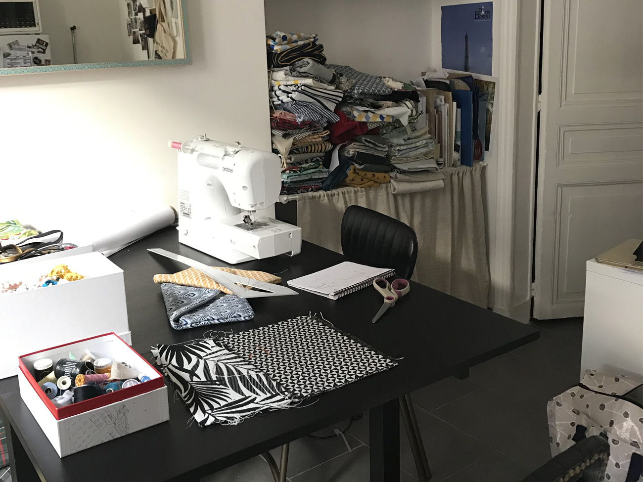 L'atelier de couture de Domitille