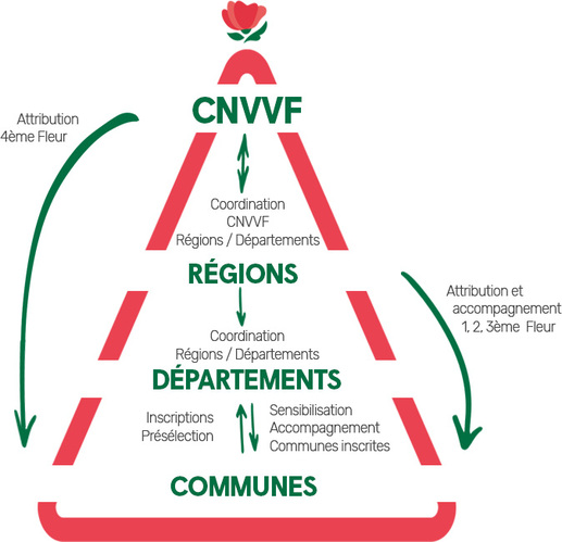 Villes et Villages fleuris, l'organisation