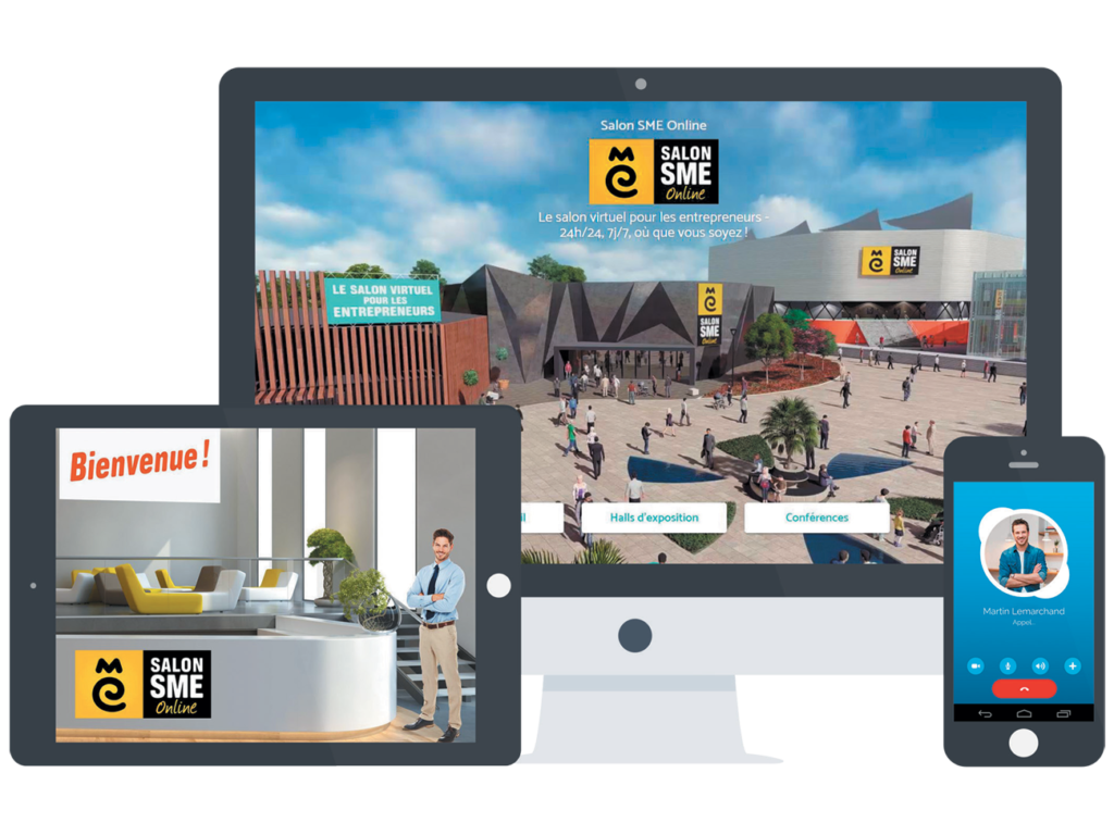 Le salon SME online : visuels