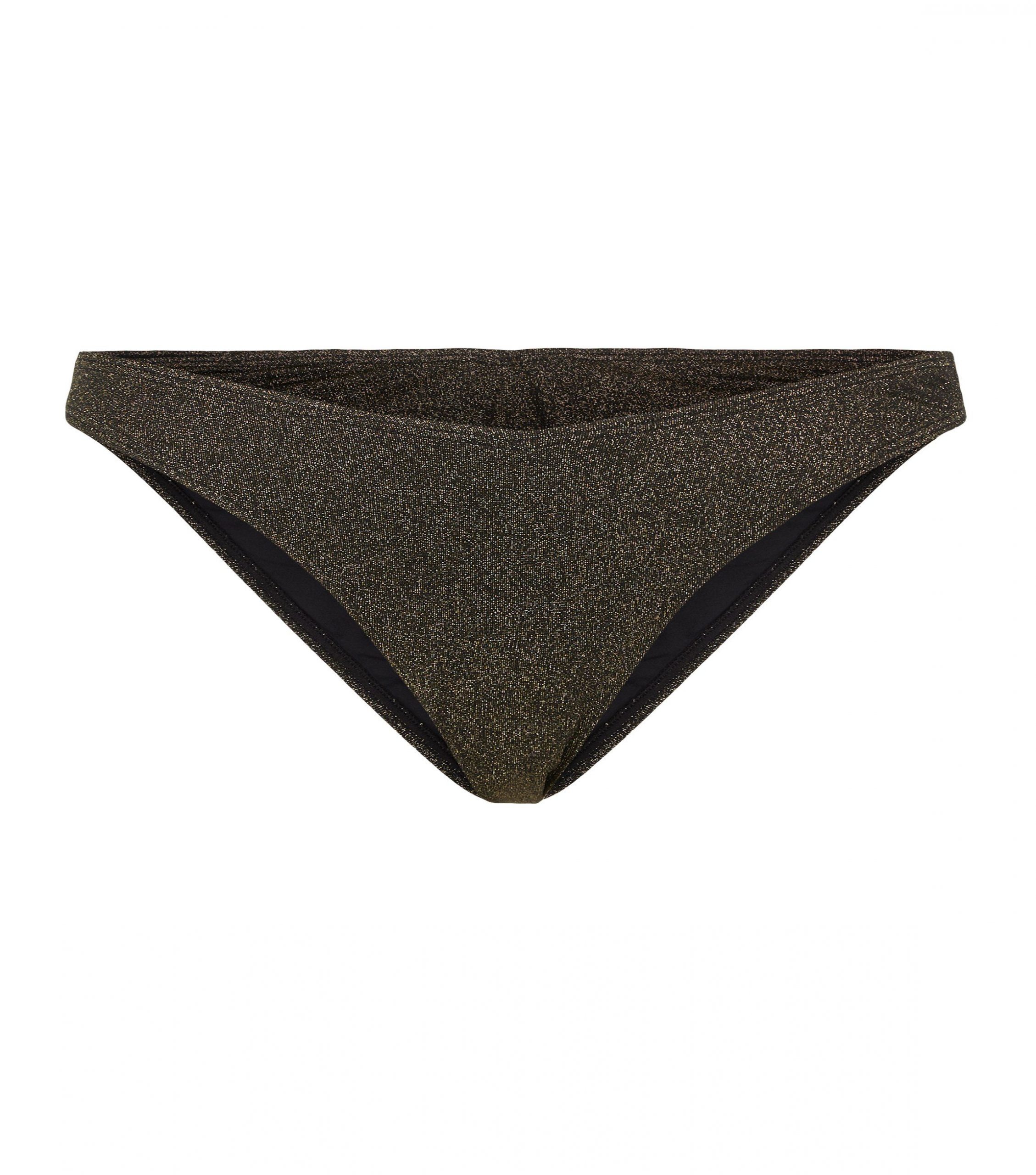 Gold Glitter V Front Bikini Bottoms Drest