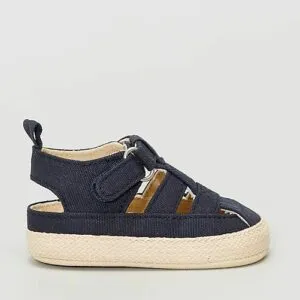 Kiabi Enfant Sandales En Toile A Scratch Bleu Marine Drest Kiabi Enfant Sandales En Toile A Scratch Bleu Marine Drest