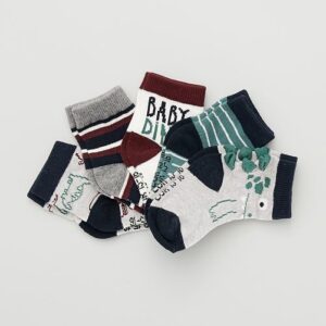 Kiabi Enfant Lot De 5 Paires De Chaussettes Eco Concues Gris Medium Drest