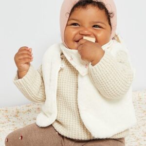 Kiabi Enfant Bonnet Beguin En Coton Rose Drest