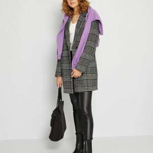 Kiabi Enfant Manteau Fille Mi Long Noir Drest