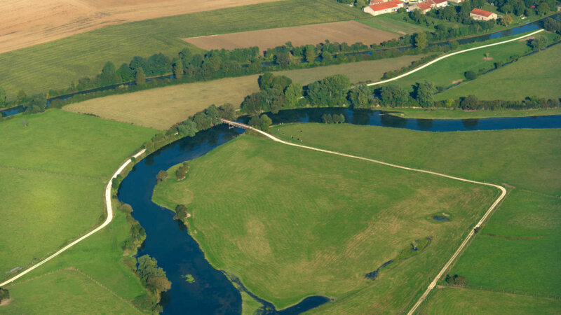 Meuse - Vue aérienne