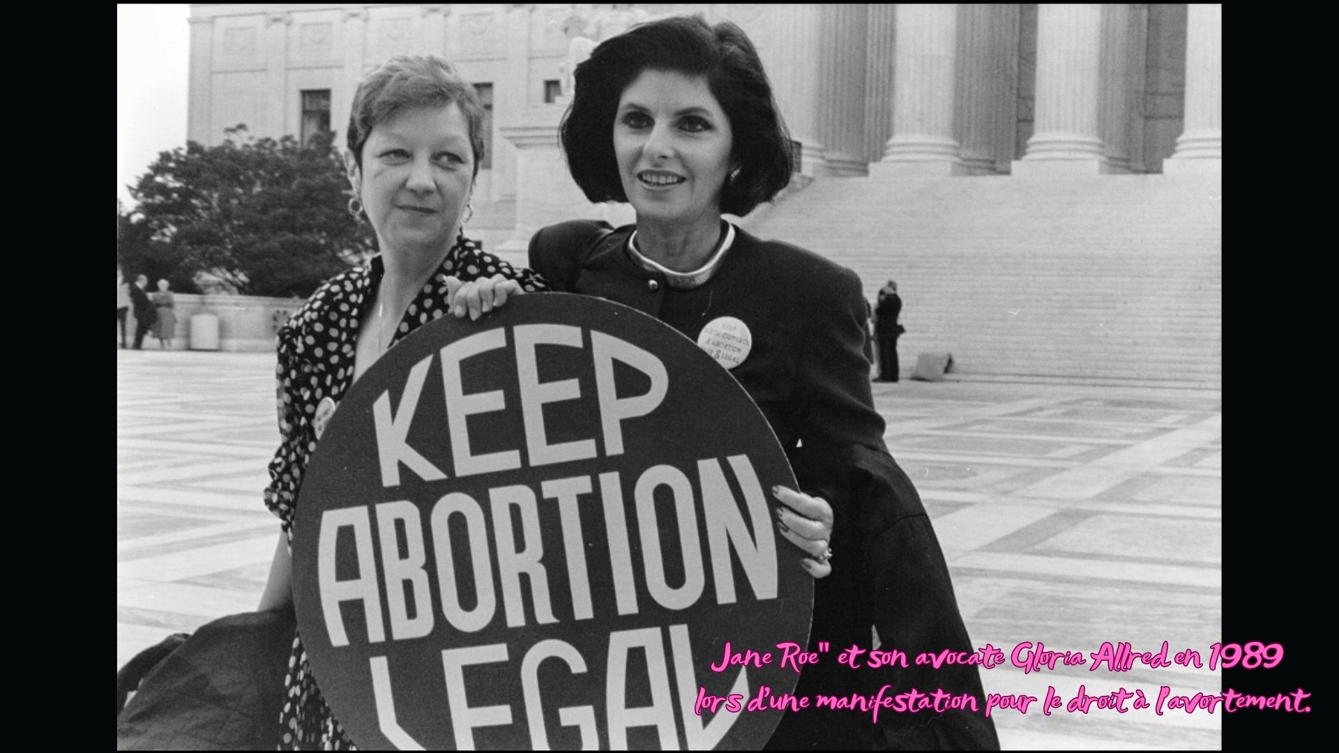 jane roe et son avocate gloria allred