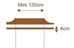 Morceau de cuir lanière de collet