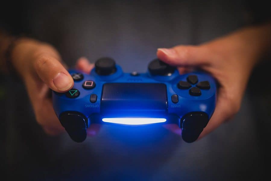 controller ps4 blu