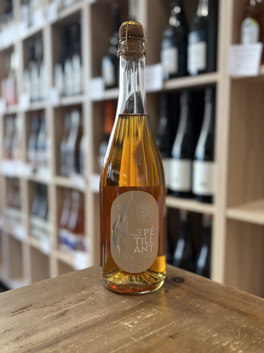 Jus de pomme pétilant, Cidrerie de l'Aubinière, Janzé (35)