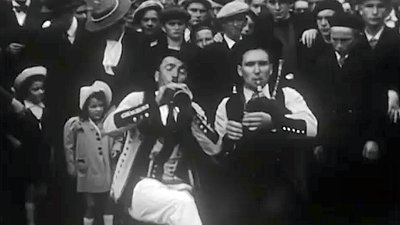 Artistes mission folklorique basse bretagne biniou