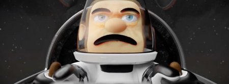 Astronaute dans sa fusee - earth