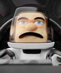 Astronaute dans sa fusee - earth