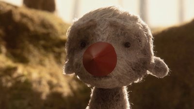 ours avec un chapeau sur le nez