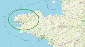 Carte Les confins du Léon