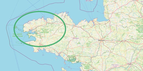 Carte Les confins du Léon