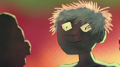 Coucher de soleil la tête dans les orties