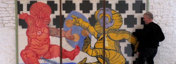 Nicolas Fedorenko installation tryptique