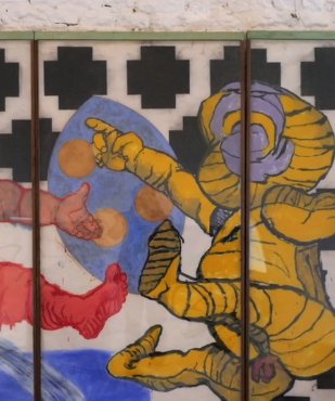 Nicolas Fedorenko installation tryptique