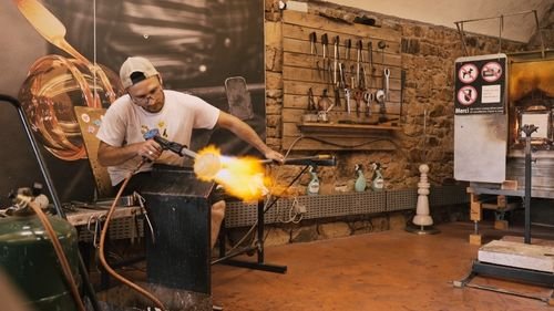 Gabarit - Un chemin lumineux - verrerie