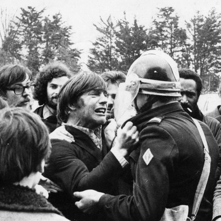 Jacques Gourmelen la greve du joint français pour Ouest-France 6 avril 1972