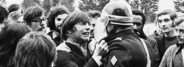 Jacques Gourmelen la greve du joint français pour Ouest-France 6 avril 1972