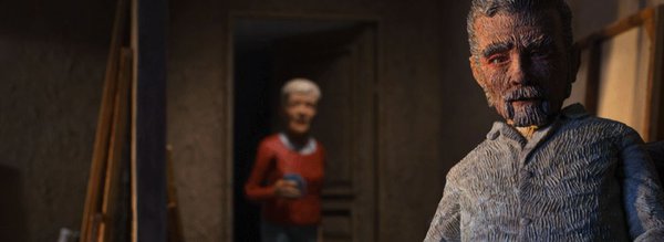 Louis dans son atelier