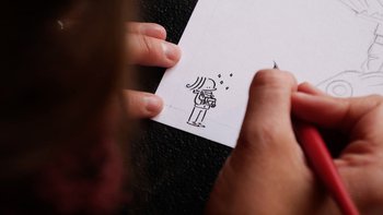 en train de dessiner milena pcc