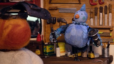 Oiseau regarde Babette - Babette et l'oiseau