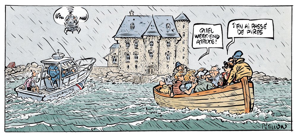 Palmer en Bretagne - pire weekend - BD René Pétillon