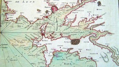 Plan de la rade de Brest